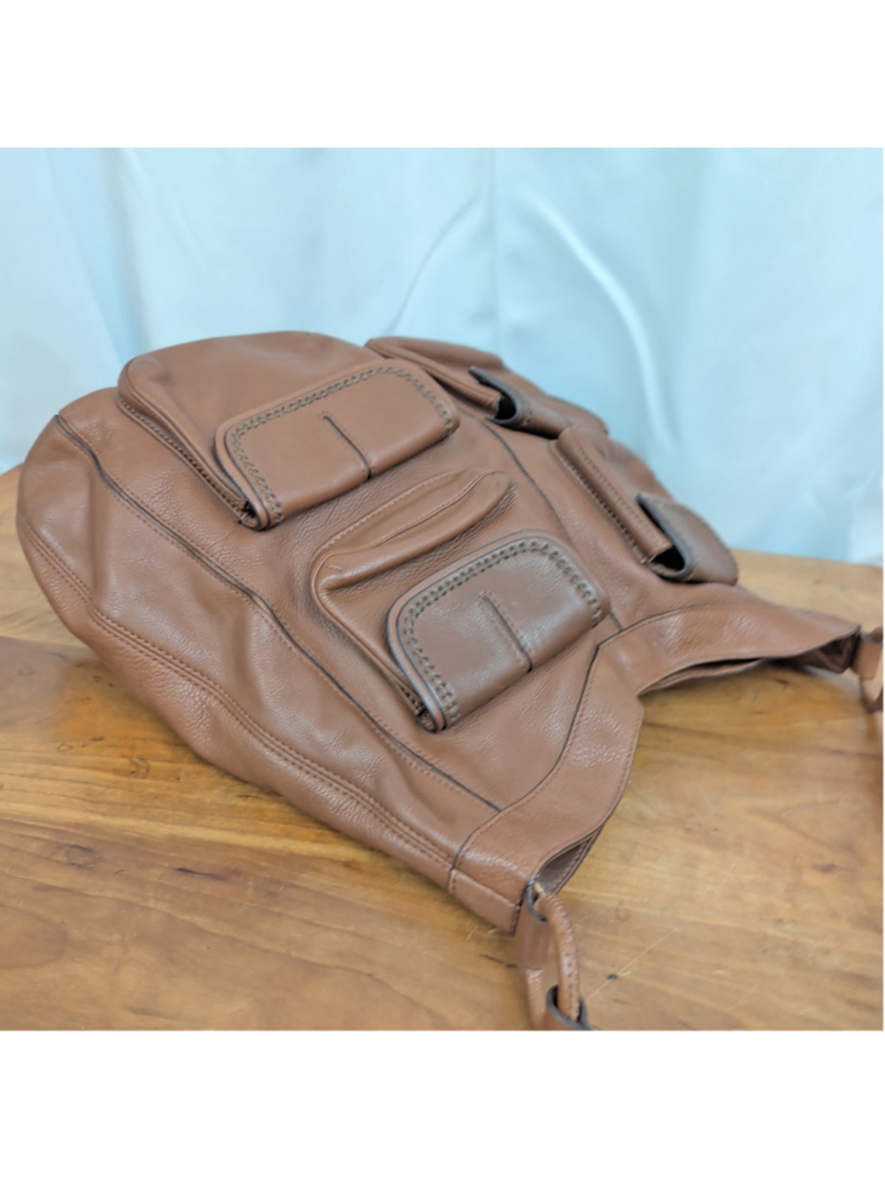 Banana Republic Brown Leather Shoulder Bag - Picture 6 of 8